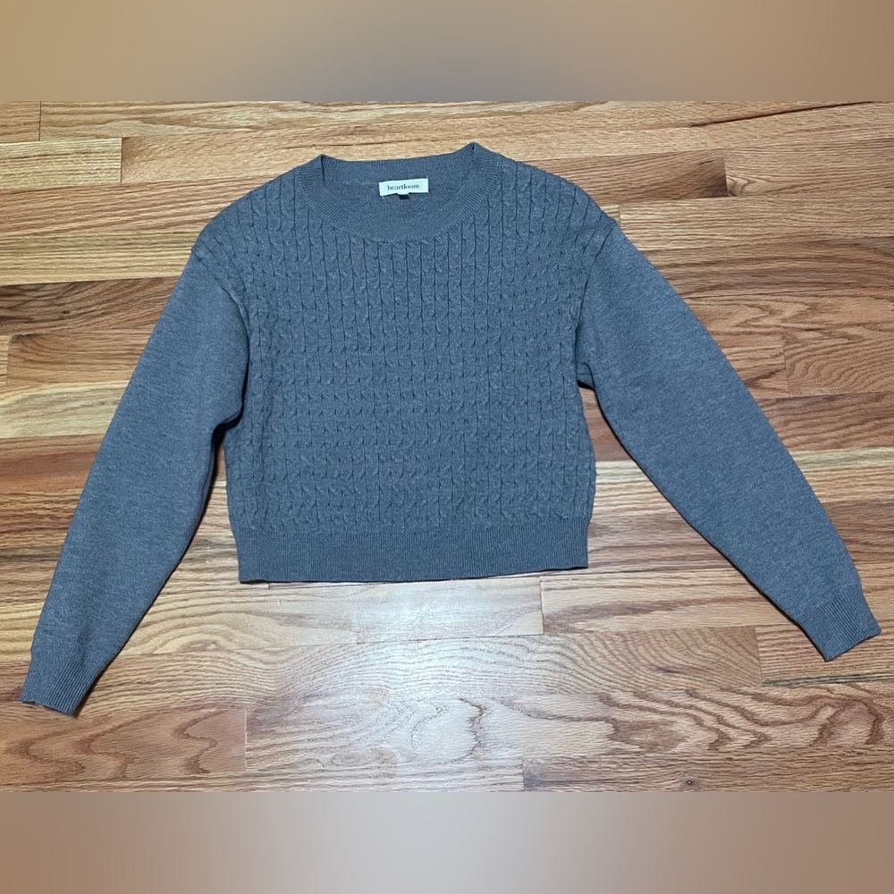 HEARTLOOM gray Sweater Size S